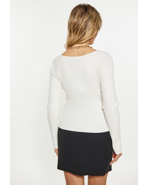 faina White Pullover