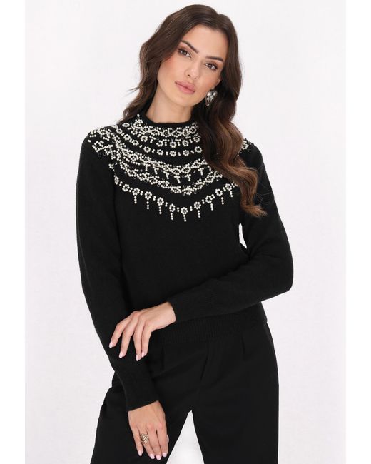faina Black Pullover