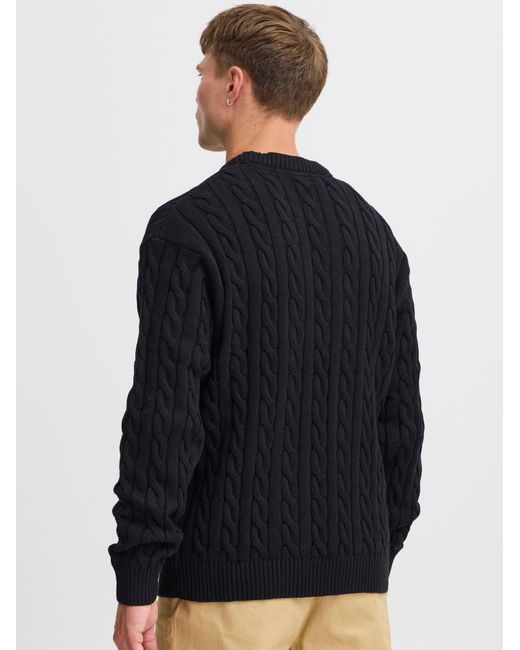 Solid Pullover Malcolm in Black für Herren