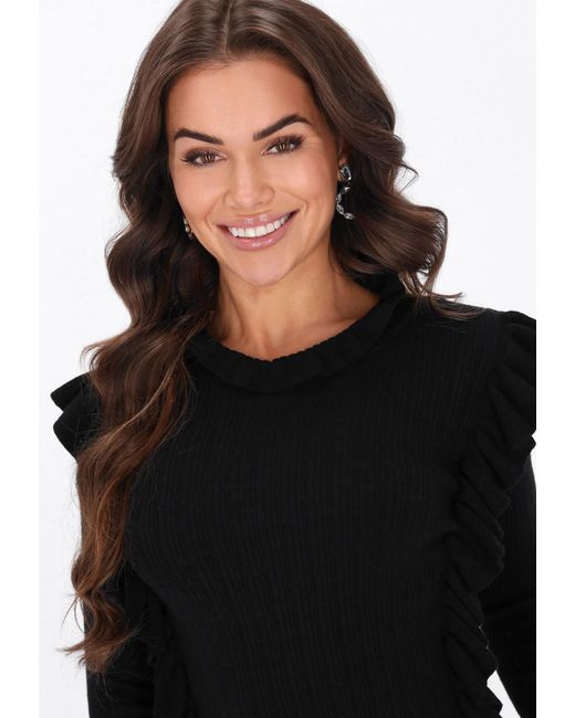 faina Black Pullover