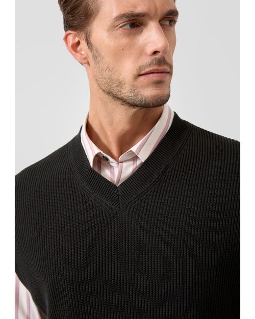 S.oliver Pullover in Black für Herren