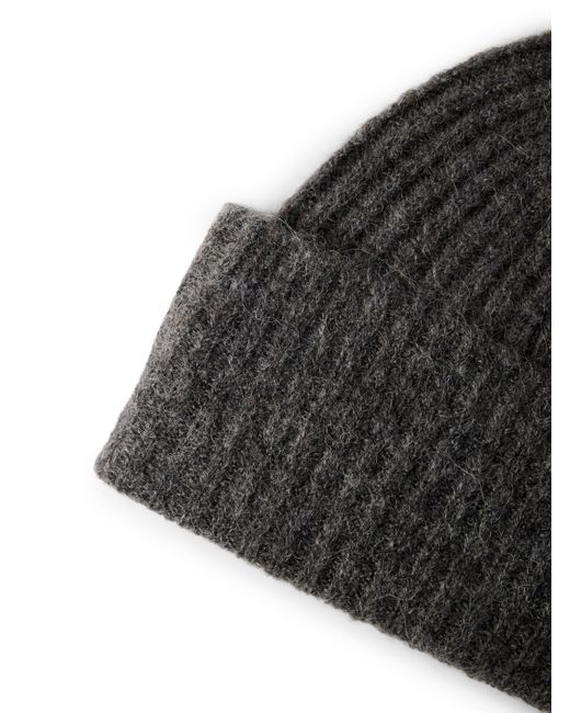 SELECTED Gray Mütze