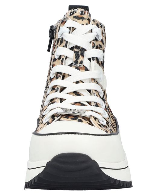 Rieker Metallic Plateausneaker High Top-Sneaker, Schnürboots in bequemer Form