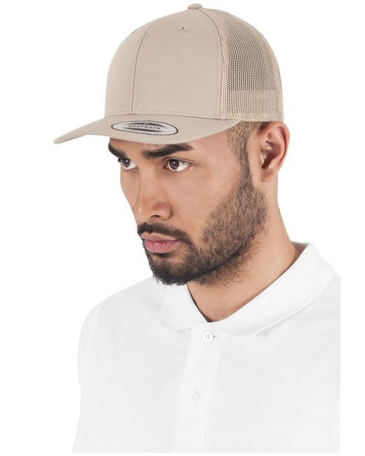 Flexfit Natural Cap Retro Trucker