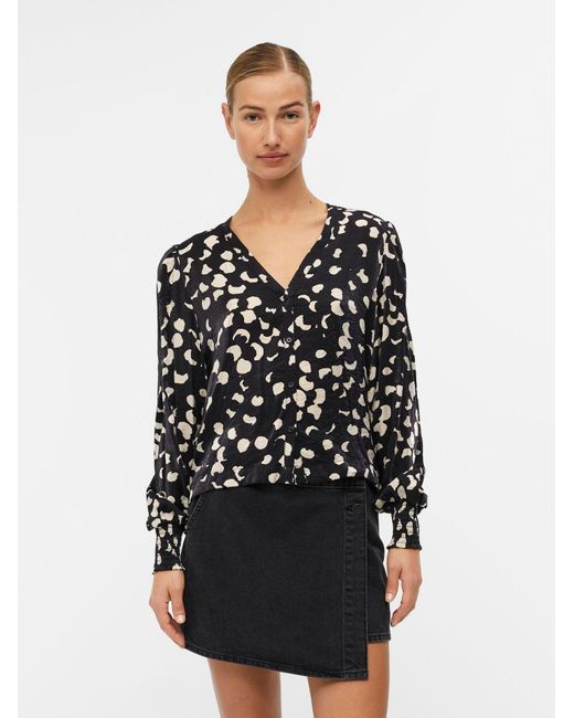 Object Black Bluse 'omika'