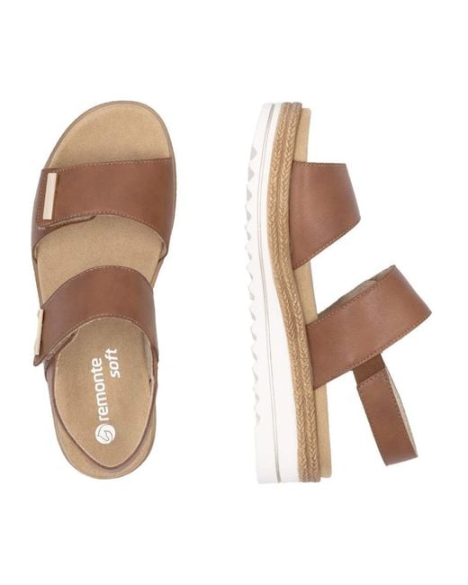 Remonte Brown Sandale Basic