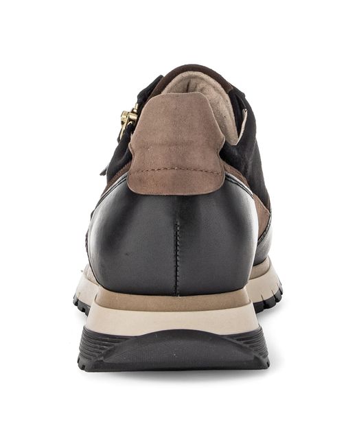 Gabor Black TURIN Keilsneaker, Freizeitschuh, Halbschuh, Schnürer in Komforweite H (sehr weit)