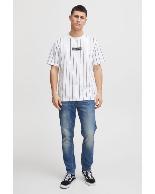 Solid Shirt in White für Herren