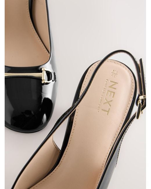 Next Black Slingpumps
