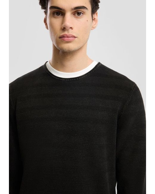 QS Pullover in Black für Herren