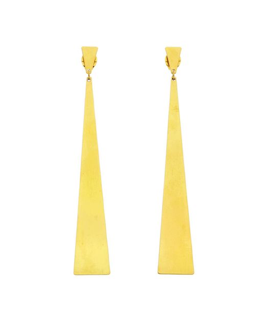 usha WHITE LABEL Yellow Ohrringe