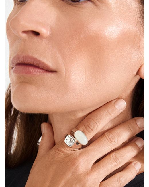 Pilgrim Ring Prism in Natural für Herren