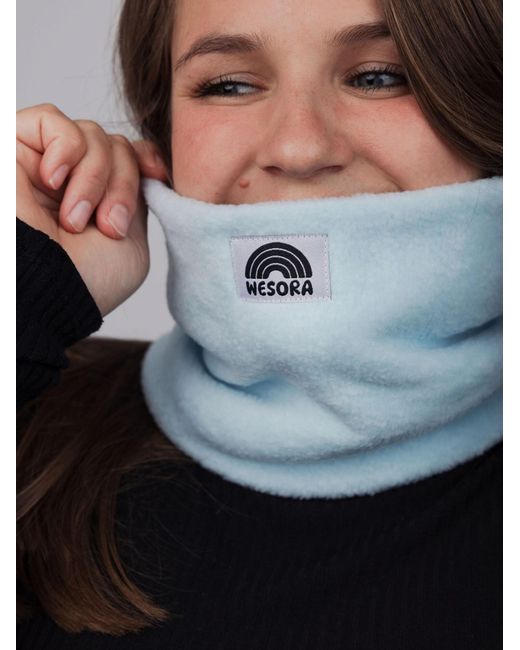 WESORA GmbH Blue Schlauchschal Fleece Neckwarmer