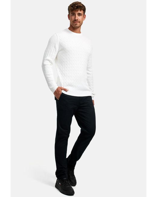 Kronstadt Pullover Cable in White für Herren