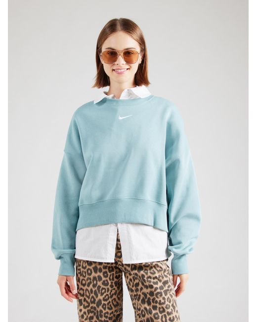 Nike Blue Sweatshirt Phoenix Fleece