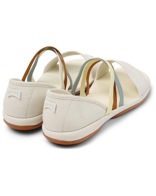 Camper Black Sandale 'Right Nina Twins'