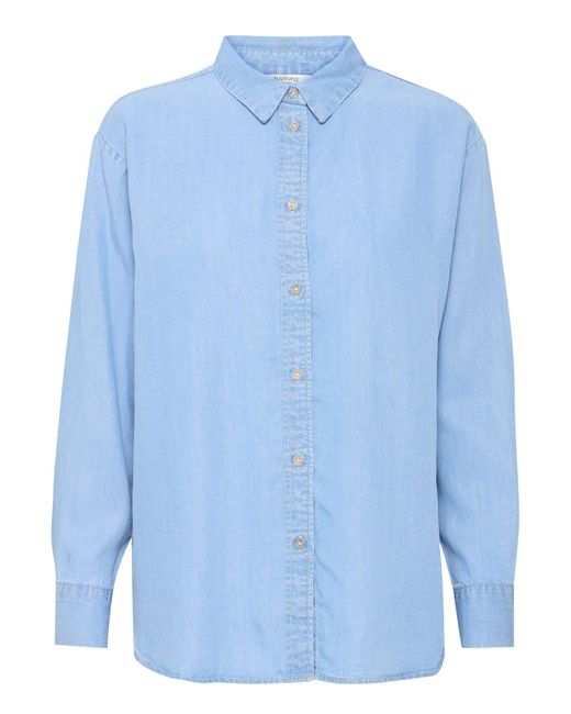 B.Young Blue Hemdbluse Bykosmo