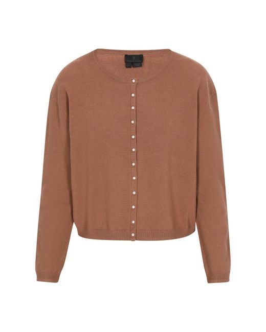 DreiMaster Klassik Brown Strickjacke