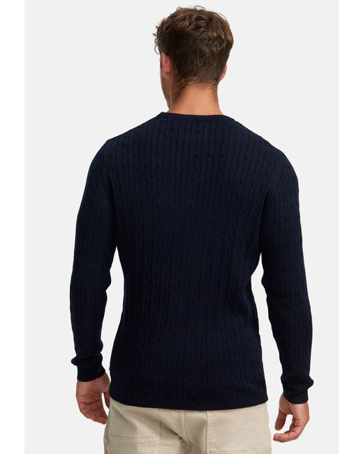 Kronstadt Pullover Cable in Blue für Herren