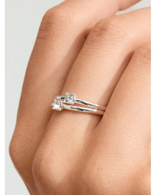 Pilgrim White Ring Sky