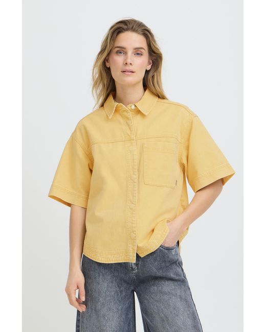 Pulz Yellow Bluse Vimarcella