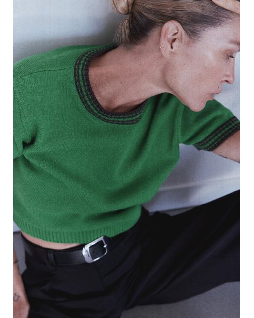 Mango Green Pullover Maricel