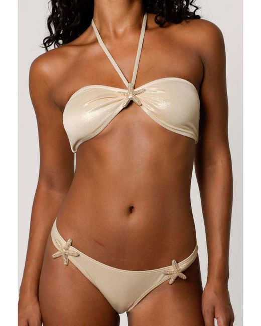 Moda Minx Brown Bikinitop