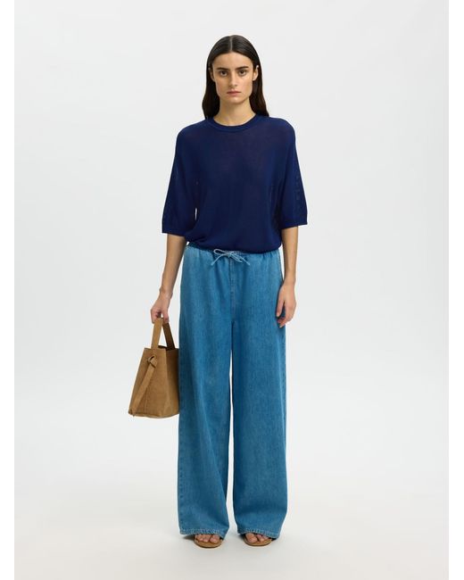 SELECTED Blue Pullover