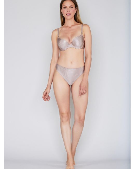 Joop! Gray String Glamour Thong