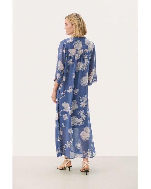Part Two Blue Kleid Berit