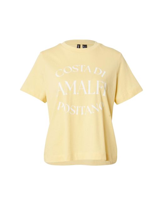 Vero Moda Yellow T-Shirt 'Vmsonna Mette'