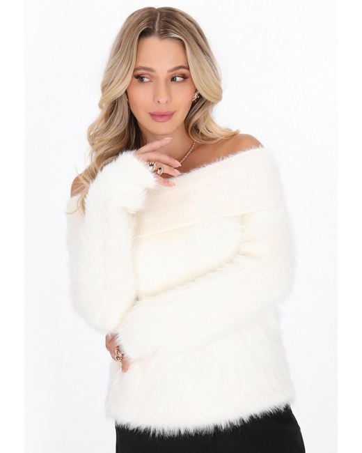 faina White Pullover