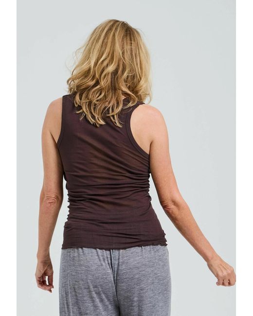 Seamless Basic Brown Top Bella