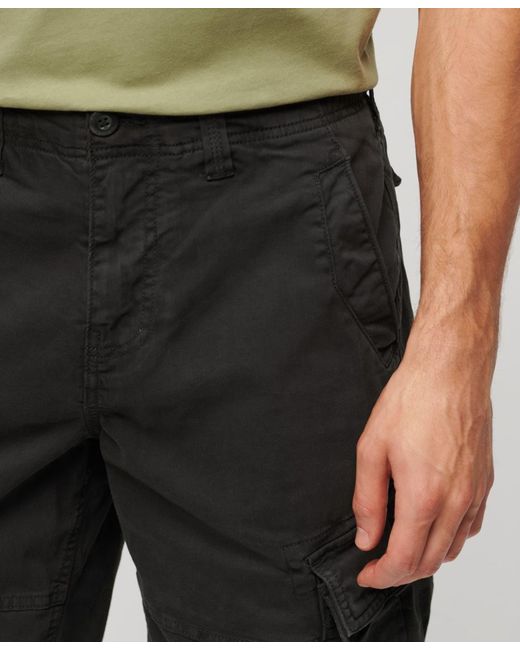 Superdry Shorts 'core' in Black für Herren