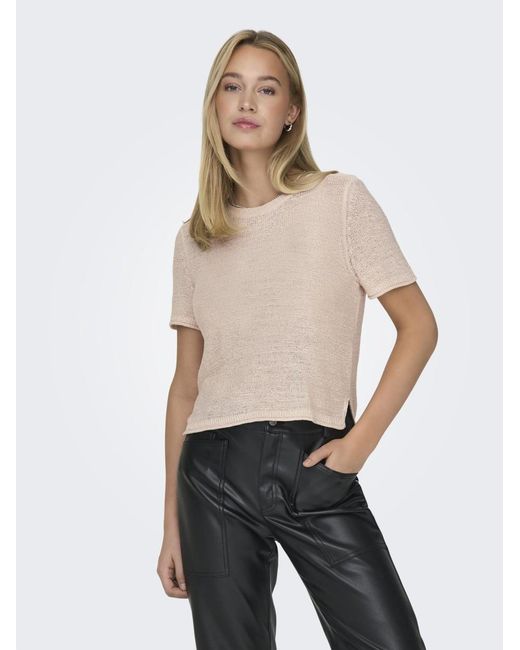 ONLY White Pullover Onlsunny