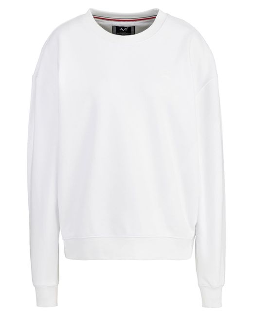 19V69 Italia by Versace White Sweatshirt 'Sinja'