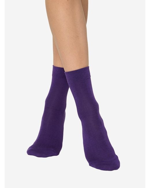 Nur die Purple Freizeitsocken Colour Socken Bunt