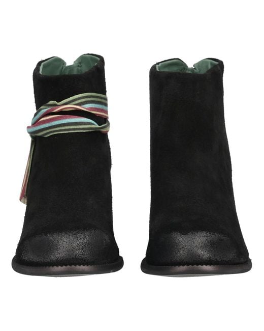 Felmini Black Ankle Boots