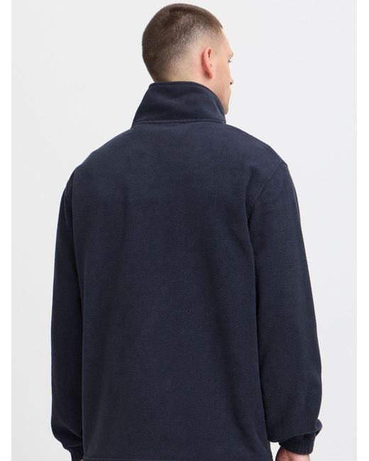 Solid Fleecejacke Matz in Blue für Herren