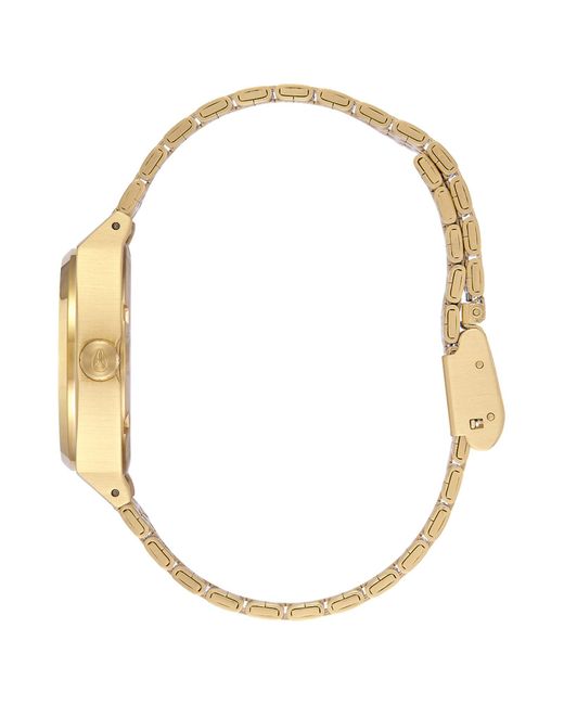 Nixon Uhr Teller in Metallic für Herren