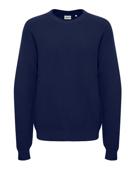 Solid Pullover Hami in Blue für Herren