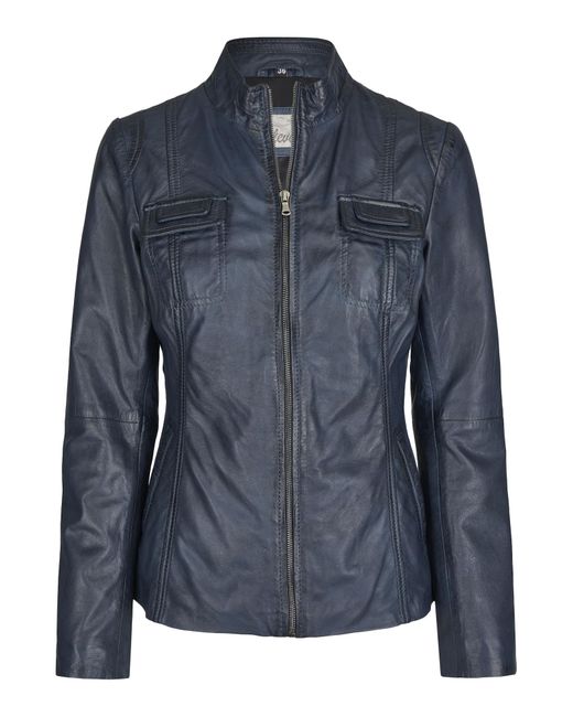 7eleven Blue Lederjacke Sefema