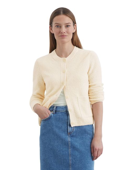 Marc O' Polo White Strickjacke