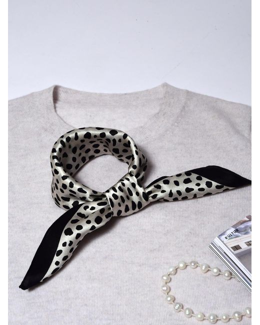 MayTree Black Schal Leopard