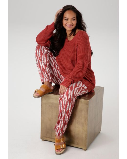 Aniston Red Pullover