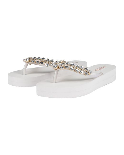 Roeckl White Zehentrenner 'Brillant Summer'