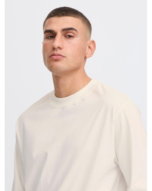 Solid Sweatshirt Sdreynaldo in White für Herren