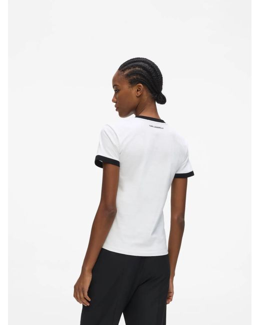 Karl Lagerfeld White T-Shirt Le Ballet