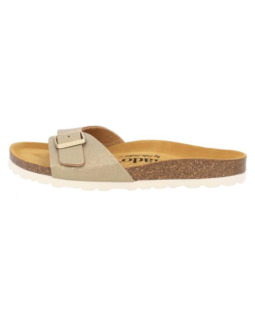 Palado by Sila Sahin Natural Pantolette 'Malta Magnolia'