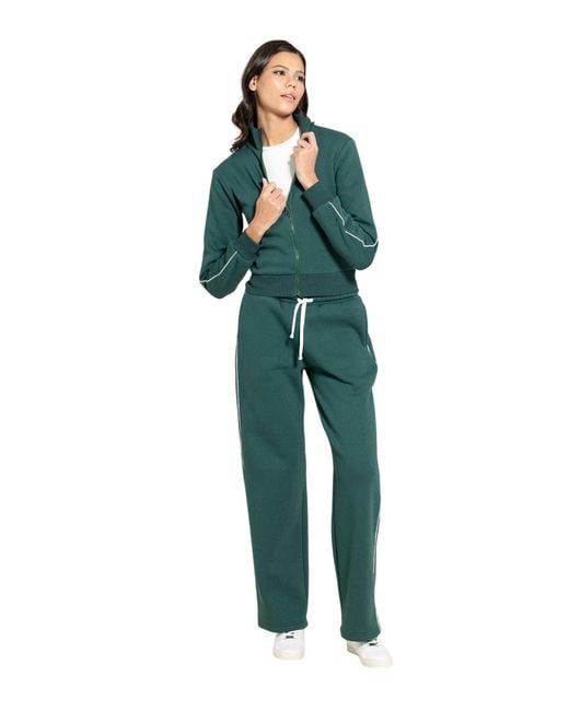 For You Moda Green Trainingsanzug